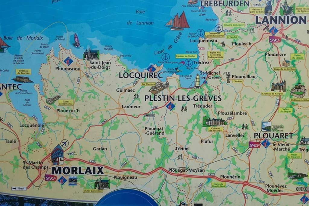 Gîte 3 pers Jacuzzi, possibilité table d'hôtes le soir Treduder Extérieur photo