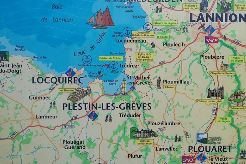 Gîte 3 pers Jacuzzi, possibilité table d'hôtes le soir Treduder Extérieur photo
